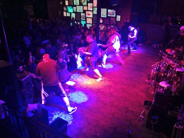 Converse's tweet photo. There is no better band to cap off this amazing week than @OFFICIALSTIG. #RepresentSF http://t.co/3aX25YthZh