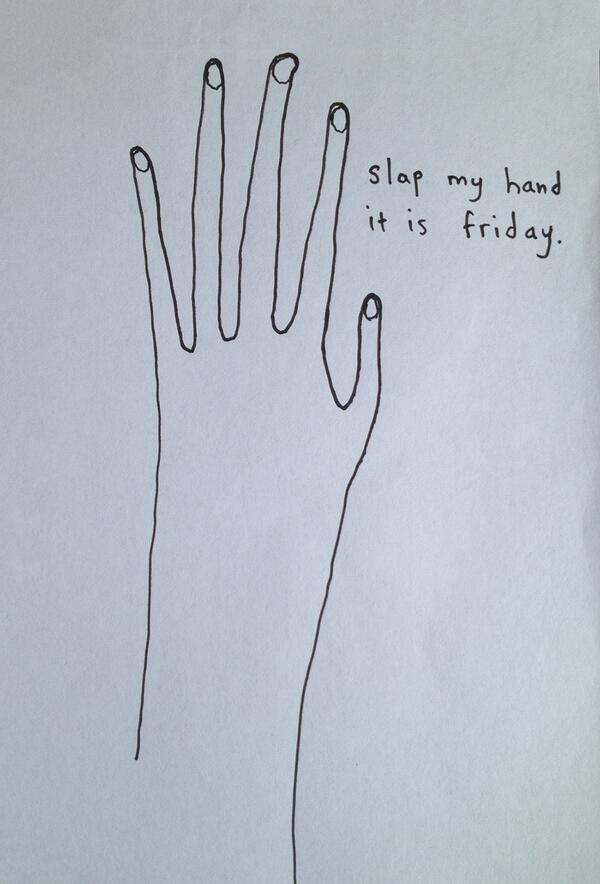 getbentsaggy's tweet photo. slap my hand it is friday xox http://t.co/V8moz6THzL