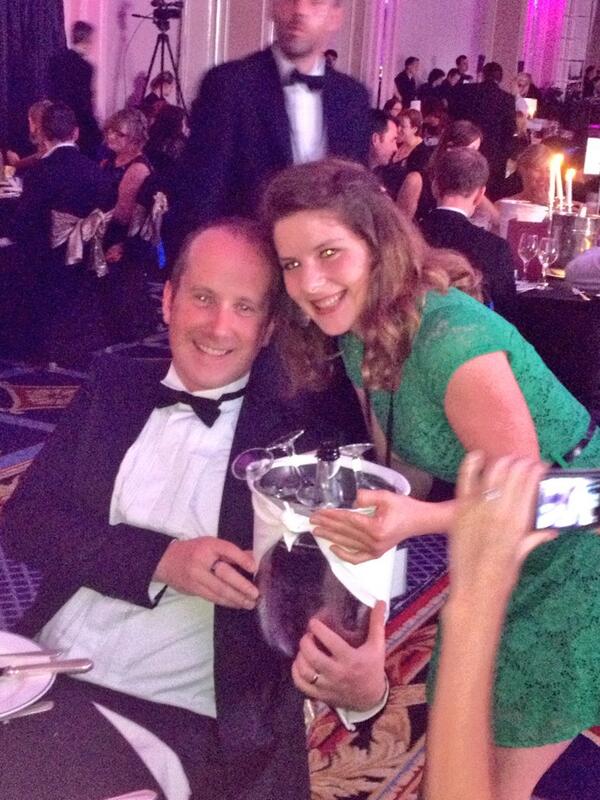 EventAwardsIRL's tweet photo. Winners of our twitter competition @KFW2013 with their prosecco at the awards last night #EIA2013 http://t.co/7RRI6BhEY9