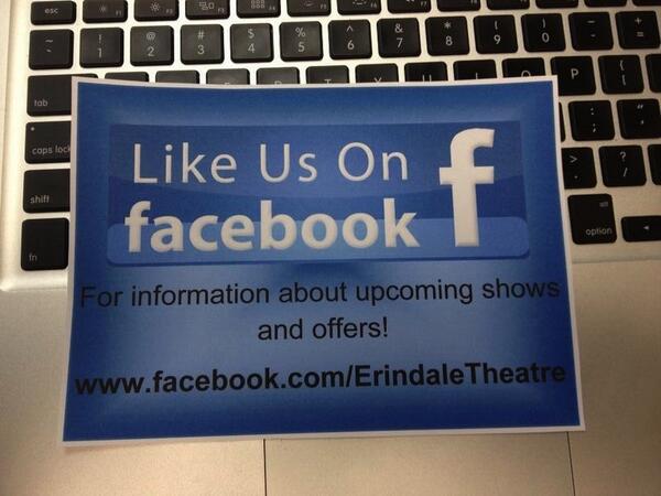 You're going to start seeing these bad boys around the theatre! #followme #facebook #erindaletheatre