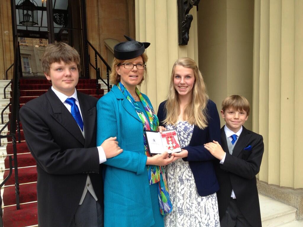 Congrats! RT @scoutu: Just emerged from the investiture where I received my CBE for services to entrepreneurship :-) http://t.co/K21gMTvLrT