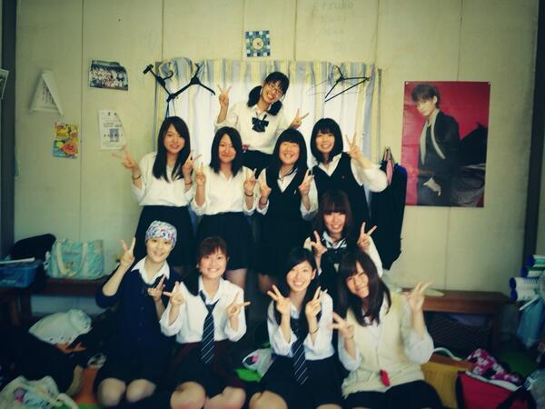 pipechuu's tweet photo. 昨日が懐かしいよー。久しぶりの10人だったね(⌒▽⌒)！やっぱりばど部大好きすぎる！♡ http://t.co/CTP37R0slb