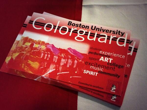 BU Colorguard tweet media