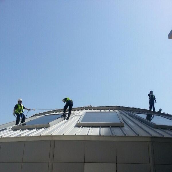 llumarph's tweet image. LLumar External Film Installation @ Bahrain City Center