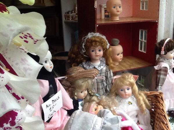 FloristBrighton's tweet photo. The dolls are taking over! http://t.co/4tYDyXF4Ts