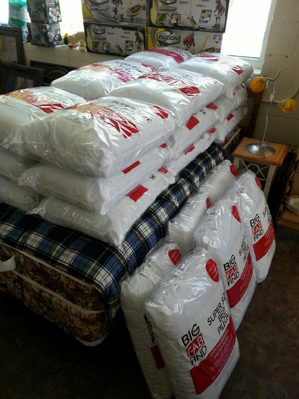 millideals's tweet photo. Super sized pillow blow out sale!! 2 for $9! In store only! Stop in today noon-7pm http://t.co/4tWQ6T6WEj