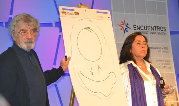 CrowdSourcingSP's tweet image. Un lujo: conversando -danzando con las ideas- con @davila_ximena &amp;amp; @BioCultural_ en &apos;Meaningful Development&apos; #E13MIT