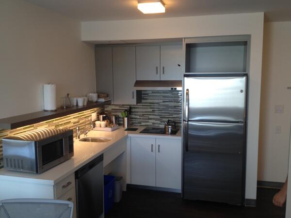 TradeElectric's tweet image. The Kitchen of a suite at the Westin Element @ 6170 Highway 7, Vaughan, Ontario.