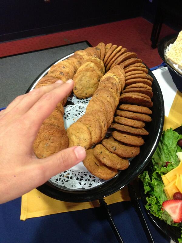 TopherMorey's tweet image. WNEC Cookie Time! #AnotherLast