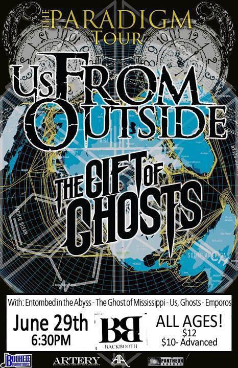 genekaiser's tweet image. Hey! come see my band @Usghostsband open for @UsFromOutside &amp;amp; @TheGiftofGhosts tomorrow night at @Backbooth !
