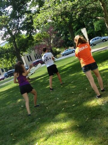 AbbyBird418's tweet photo. @musicforall color guard and swags learning from cavaliers!! # mfacamp #colorguard http://t.co/GvAbgpS8Yt