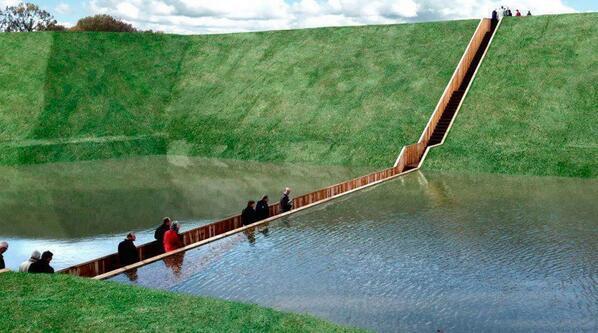 Moses Bridge, The Netherlands.
