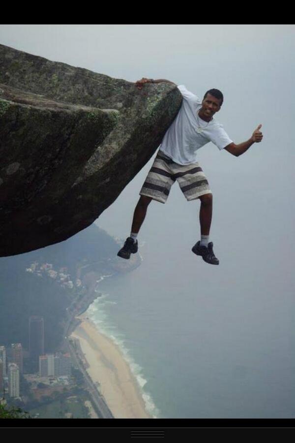 portzhull's tweet photo. Crazy guy you got balls of steel 😵 http://t.co/D0VALzKrrB