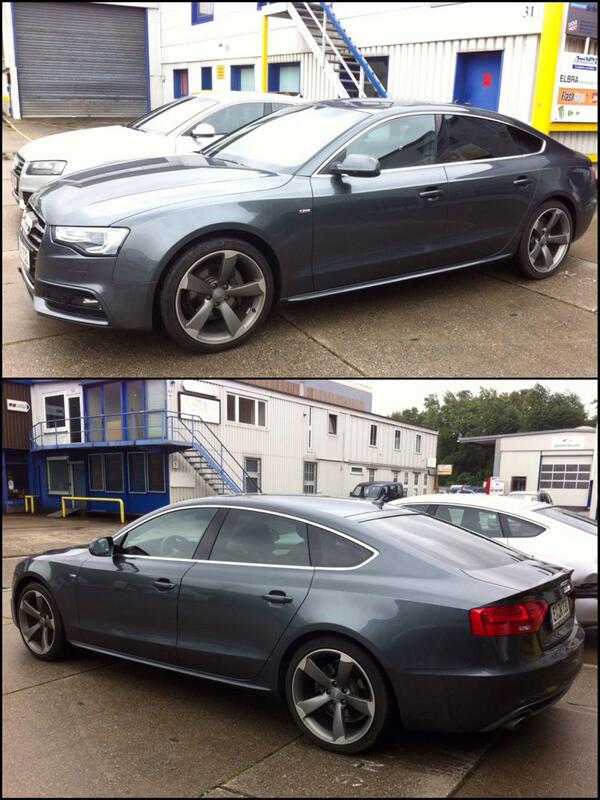 Inbouwnederland's tweet photo. Vandaag een Audi A5 sportback getint #audi http://t.co/Dm4nrt3ZxX