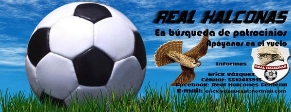RealHalconas's tweet photo. @Taktikfija  Real Halconas,Equipo de fútbol femenil de la primera división de México busca patrocinio http://t.co/qmXi2yMPha