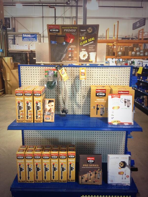 PMAssociates1's tweet image. Another @fluidmasterpro display for @CentralSupply in Danville IN #Clickseal #Pro45U #Pro550K #AskMeAboutDualFlush
