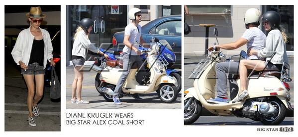 properfools's tweet image. Diane Kruger wears @BigStarUSA  again ! 
#dianekruger #denimshorts #bigstarusa