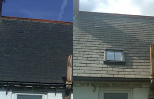 KPearsonRoofing's tweet photo. #velux roof window fitted on a slate roof by http://t.co/LcSai8m5Fk b4 &amp; after pic #kprs #bizitalk #DnisGr8 http://t.co/p6AGsWR2cO