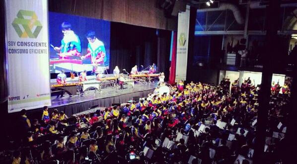 Concierto "La Música es Energía" con la Sinfónica Infantil del Zulia. #SoyConscienteConsumoEficiente