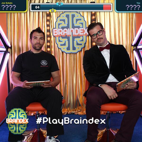 PlayBraindex's tweet photo. Play today's episode against stuntman Joe Sobalo. http://t.co/NtrKrVgYDP