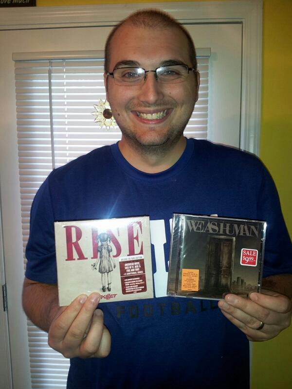 audrey_brown_'s tweet photo. @Kyle_Brown_  @skilletmusic @weashuman  Look what came today! Husband is ecstatic. See you in Cincy! http://t.co/Q5UBij9b5p