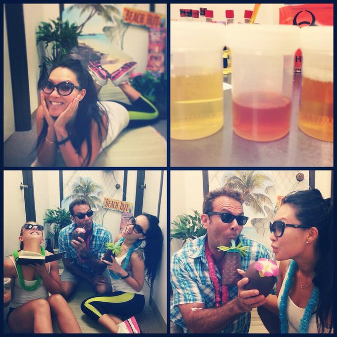Smile! "Urine" Hawaii! Ran into @StevenStCroix1 @MischaBrooksxxx at @cuttingedgetest http://t.co/wGC