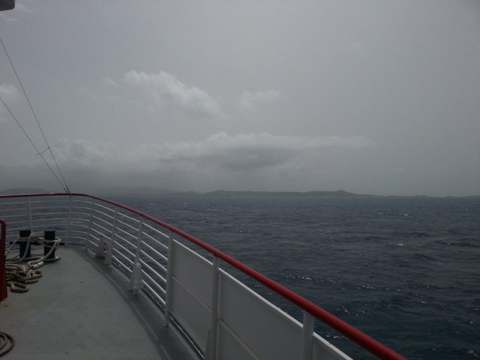 Leaving just in time,  a storm is on it's way! Back to San Juan to catch my fight to NY! http://t.co<a href="/tag/paradise"class="tags"><span>#paradise</span></a><a href="/tag/culebra"class="tags"><span>#culebra</span></a>