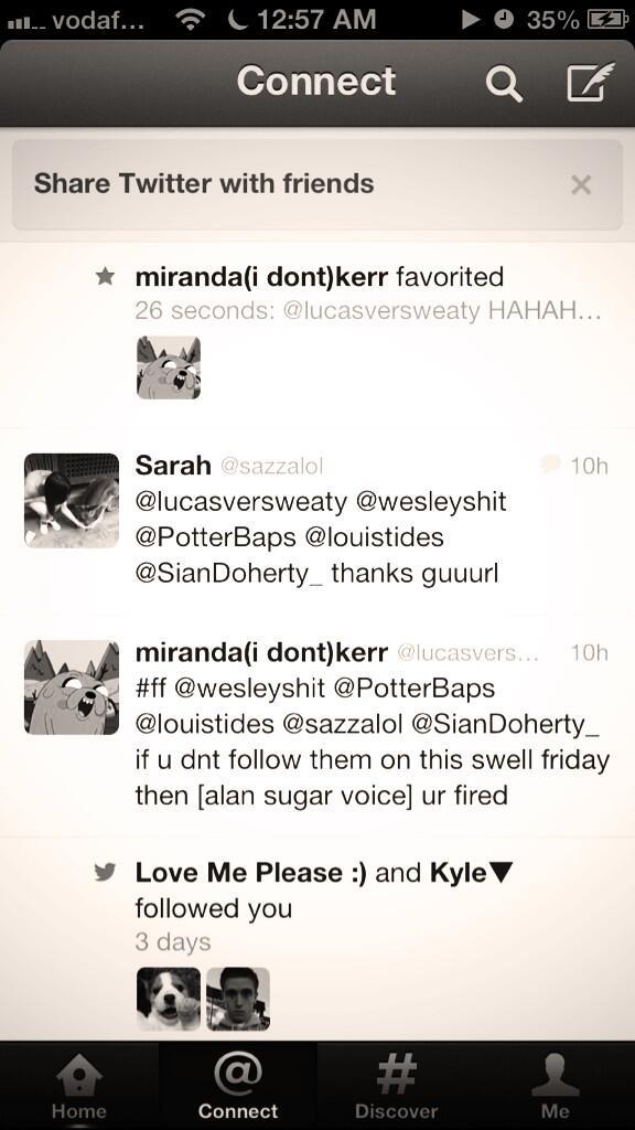 PotterBaps's tweet image. HAHAHAHHA WHAT FRIENDS FUCK U TWITTER HAHAHA