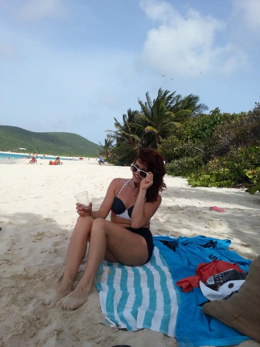 Sippin on Rum &amp; working on my tan at Flamenco Beach, Culebra island, Puerto Rico! #paradise http://t<a href="/tag/paradise"class="tags"><span>#paradise</span></a>