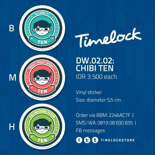 TimelockStore's tweet photo. [READY STOCK] Stiker 10th Doctor in chibi form for only IDR 3.500 each. Available in three colors! http://t.co/3K71yaTcH2