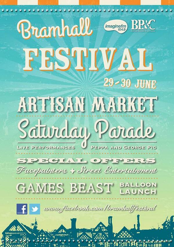FamiliesSManc's tweet image. It's Bramhall Festival today and tomorrow! Parade, artisan market, face painting, Peppa &amp;amp; George + more! 11-4pm
