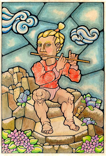 hellophong's tweet photo. Musician Series #4 #flute #clouds http://t.co/Gqzq4N1tv1
