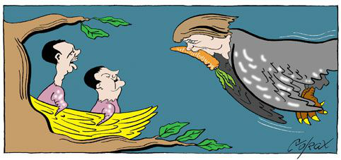 PredragCorax's tweet photo. Za Danas #šargarepa http://t.co/C6yAH5Hkss