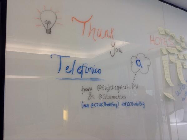 aimafidon's tweet image. Collaboration at work at #o2thinkbig