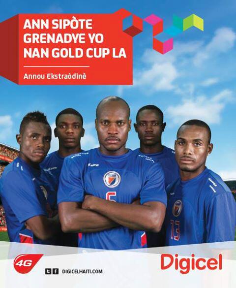 DigicelHT's tweet photo. Retweet  pou nou montre sipò ekip peyi nou an. http://t.co/lPxiKJJweS