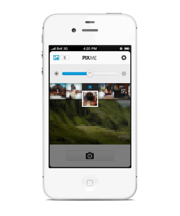 PixMeApp's tweet image. delete or change frames &amp;amp; contrast slider