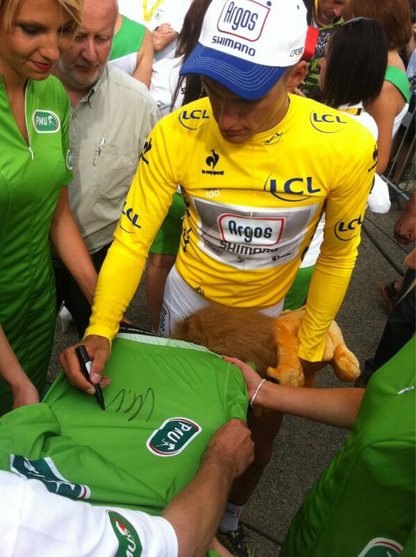 "<a href="/Aron_Taylor/">Gordon Taylor</a> : RT <a href="/letour/">Tour de France™</a>: Green, yellow, white, what a day for <a href="/marcelkittel/">Marcel Kittel</a>! #TDF "