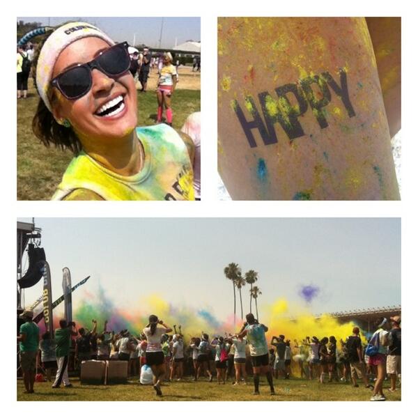 Melimarty's tweet photo. Sooooo worth getting up at 6am!!! #ColorRun2013 #Pomona #CA #Happy!!!! #Fun http://t.co/5uQtG7lJO8