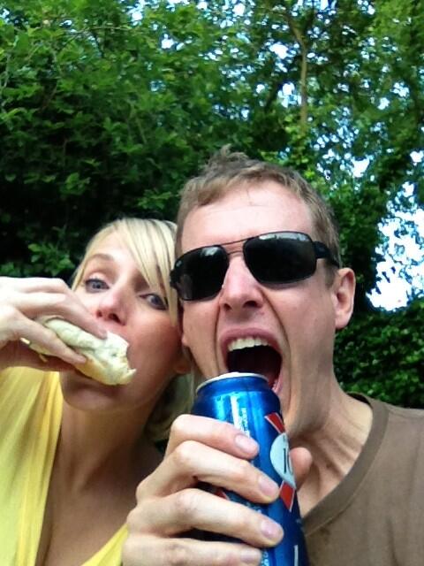 mick_beef's tweet photo. Great day at silverstone...  Now pissed in some posh village with @Jaynesharp http://t.co/w1vs2RHXDG