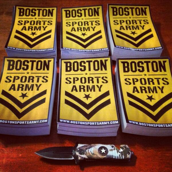 BostonArmy's tweet image. Stickers are in! Free pack with every order! #BostonSportsArmy at bostonsportsarmy.com --