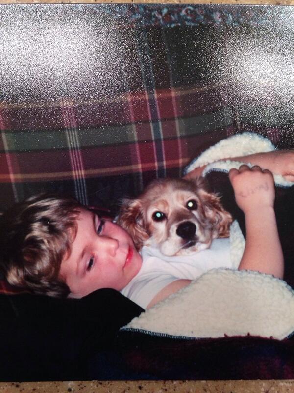 TBART003's tweet photo. 12 years with you every day and tomorrow I have to wake up on my birthday without you. Love you bud #RIPbay http://t.co/hKS2G6ThJ6