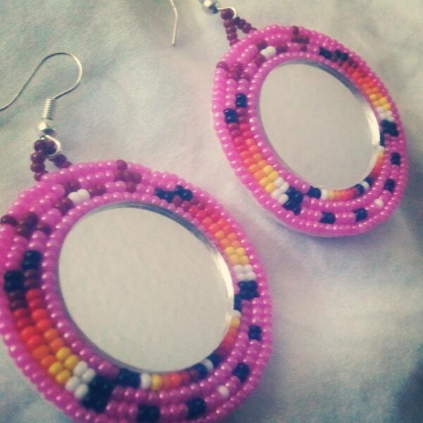 ceespirited's tweet image. He made me these&amp;lt;3 #myboothang #beadwork #nativeboy