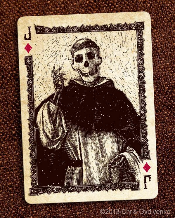 adriaovdiyenko's tweet photo. Jack of Diamonds-Calaveras
http://t.co/6Mget3Y5oI #calaveras #dayofthedead #playingcards #kickstarter http://t.co/p6luZgDqKX