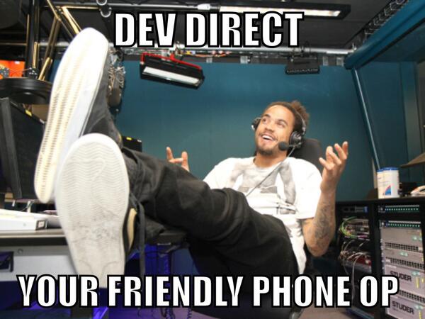 BBCR1's tweet photo. After @Dev_101's show (6.30 - 7.30am) we're opening #DevDirect - 03700 100 100! Call if you want to chat festivals! http://t.co/0rlpSLeUjp