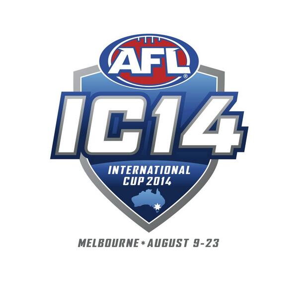 AFLGoingGlobal's tweet photo. The 2014 International Cup (IC14) Aug 9 -23 Melbourne. Can't wait for the teams to arrive. http://t.co/uLdcIBPTTH http://t.co/F2DW3ydpkP