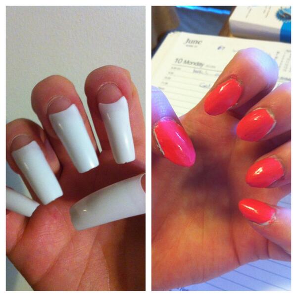 maddiemaddie's tweet image. Did my own acrylics last night... Not great.... #bitbumpy #practisemakesperfect #letmepractiseonyou