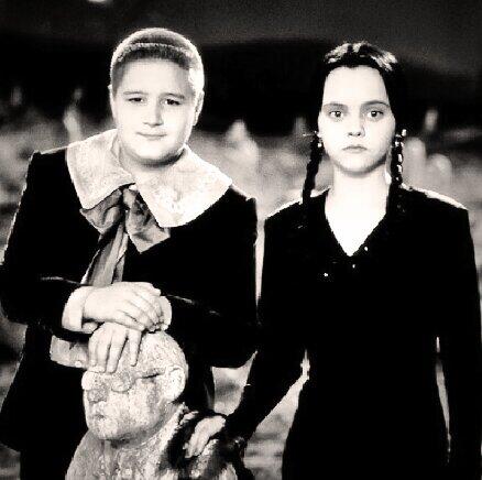 WednAddams's tweet image. Me and my brother