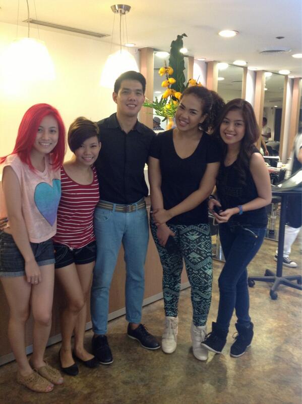 akajamXFPH's tweet photo. Thank you so much Ms.@cherrytreyes #Toni&amp;GuyEssensual for our BEAUTIFUL hair! Love it. Super @AngeliPV @akajamXFPH http://t.co/lZTTlyNi6A”
