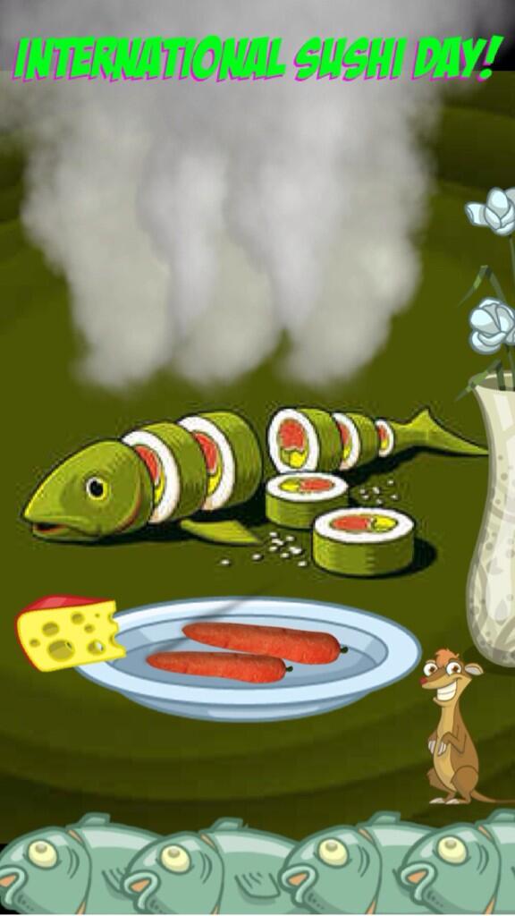 PixiesApp's tweet image. Happy International #Sushi Day! What can u make with #Pixies? Email Pixies@PixiesApp.com win #free Pixies! ;)