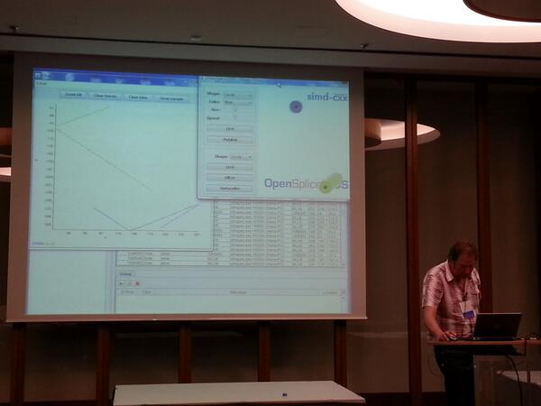 acorsaro's tweet image. Hans showcasing #OpenSplice #DDS for monitoring, testing, record and replay